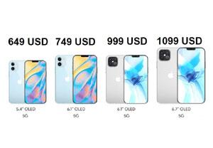 Giá bán chính thức iPhone 12